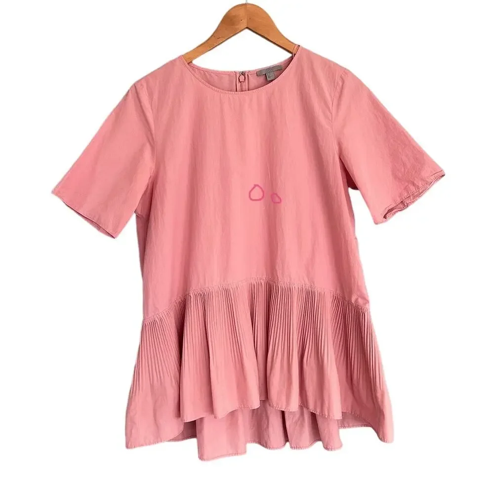 COS Pleat Panelled Cotton Top size 10 - Picture 7 of 9